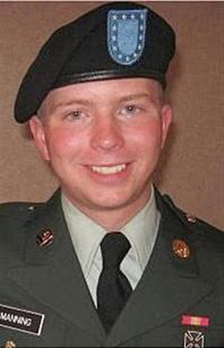 Image: Army Specialist Bradley Manning