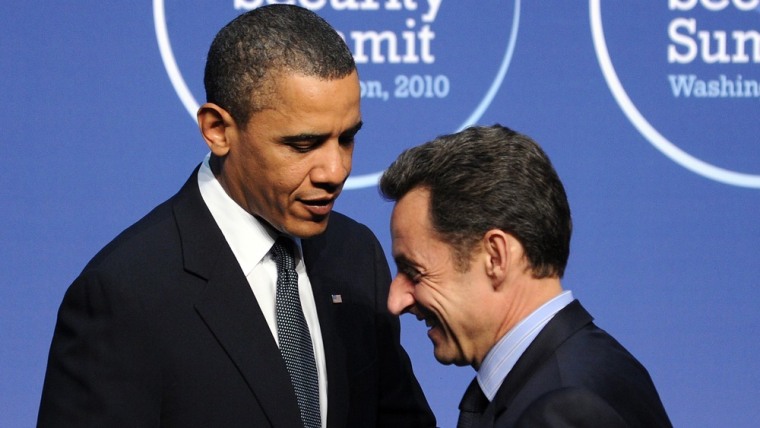 French President Nicolas Sarkozy is expected to ask Barack Obama to seek more multilateralism on the issue of commodity price instability when the two leaders meet on Monday in Washington.