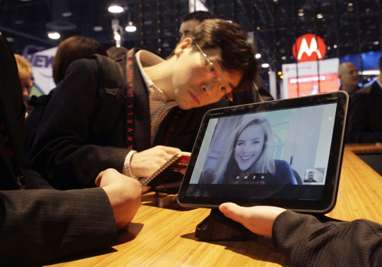 Image: A Motorola Xoom tablet is displayed during the first day of the 2011 International CES in Las Vegas