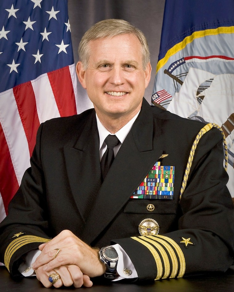 Image: An official US Navy portrait of Capt. De