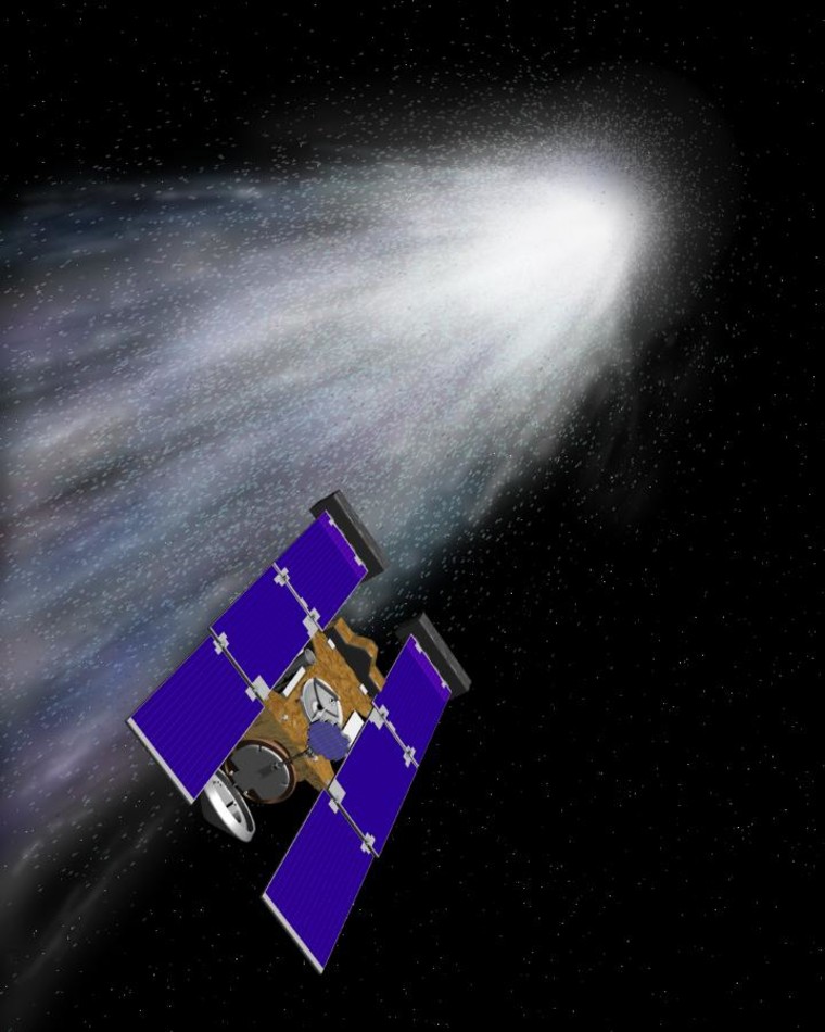 Image: Artist's concept of Stardust spacecraft
