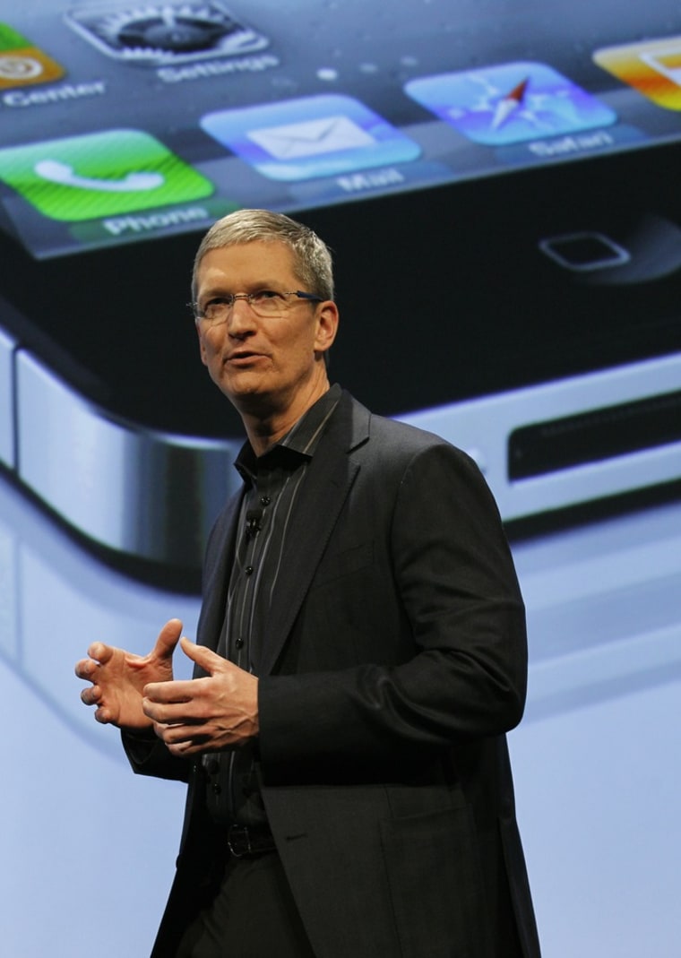 Image: COO of Apple, Tim Cook speaks during Verizon's iPhone 4 launch event in New York