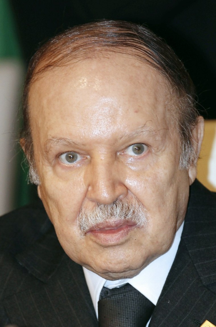 Image: (FILES) Algeria's President Abdelaziz Bo