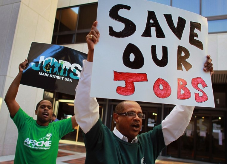 Image: Florida Public Employees Protest Gov. Scott's Budget Proposals