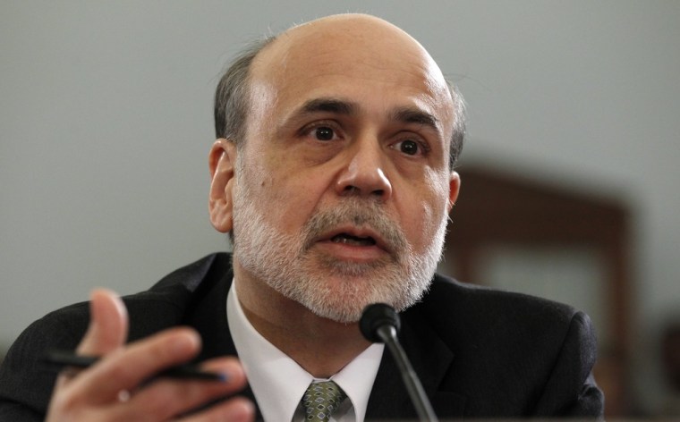 Image: Chairman of the Federal Reserve Bernanke testifies on the state of the U.S. economy before the House Budget Committee on Capitol Hill in Washington