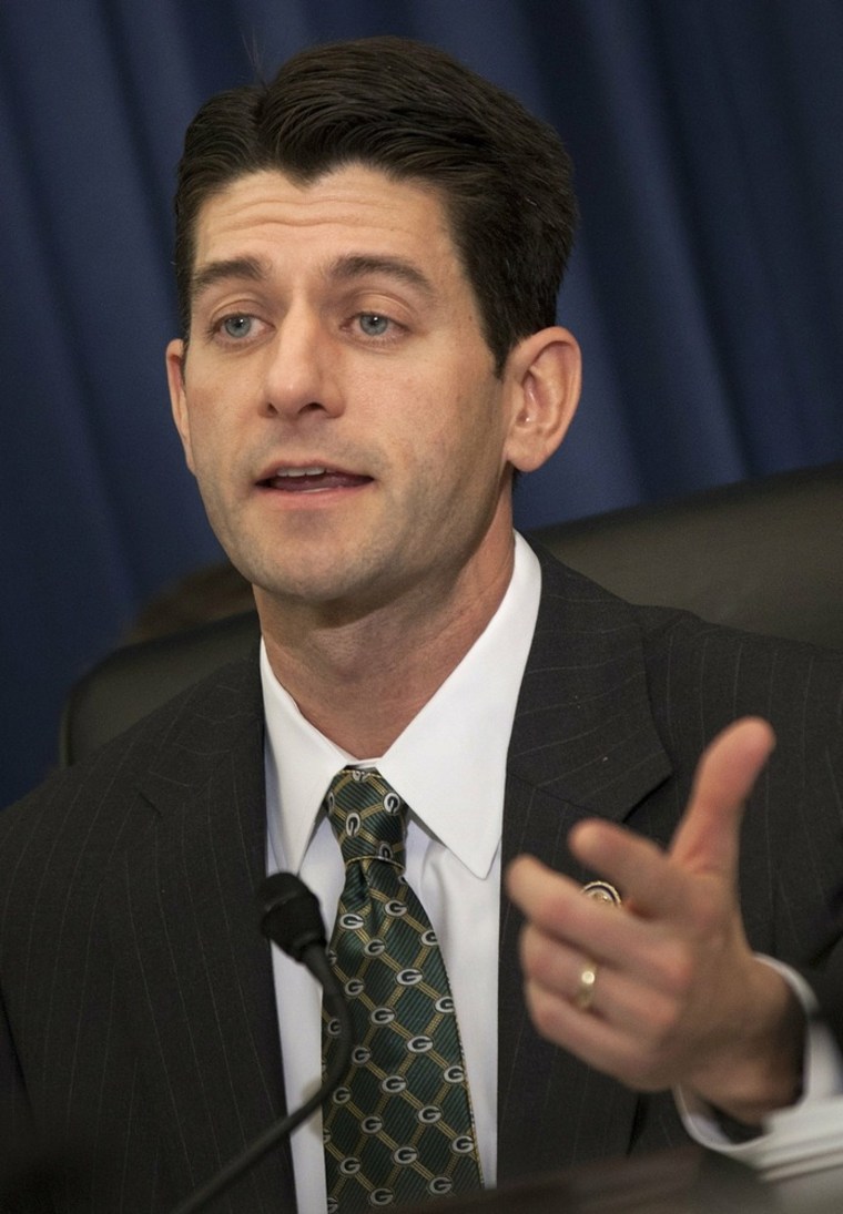 Image: House Budget Committee Chairman  Paul Ryan