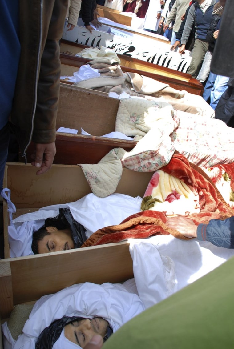 Image: Dead bodies in Benghazi
