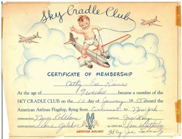 Image: Sky Cradle Club certificate
