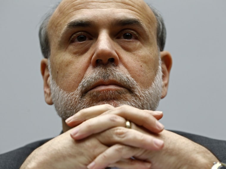 Image: Bernanke testifies on Capitol Hill in Washington