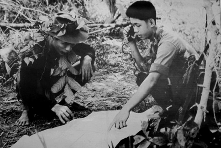 Image: Pham Phi Hung, left, in Vietnam during the mid '60s.