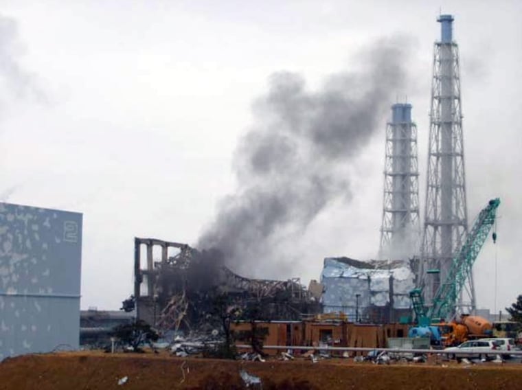 Image: Damage at Fukushima nuclear power plant