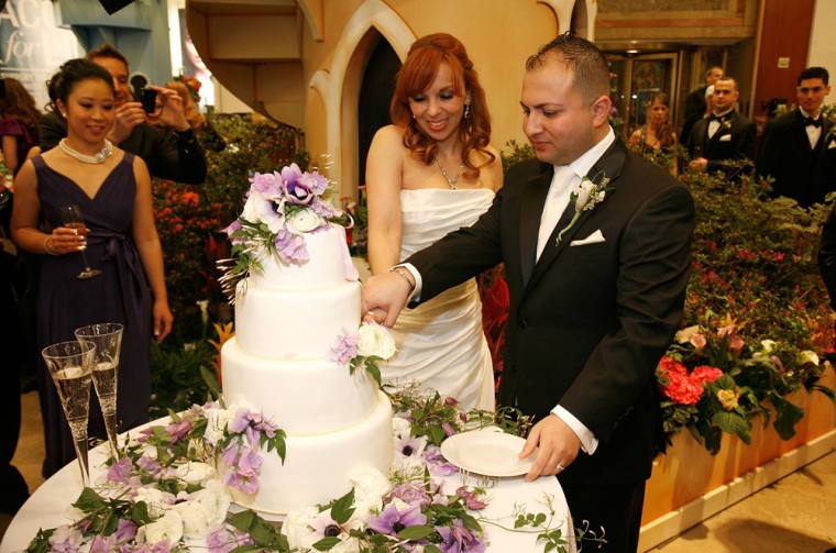 Image: The 2011 Macy's Flower Show Hosts The Wedding Of Santina Bowers & Moise Naolo