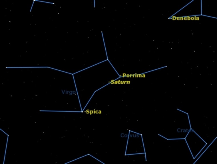 On the nights of April 3 and 4, Saturn will be in opposition, located directly opposite to the sun. 