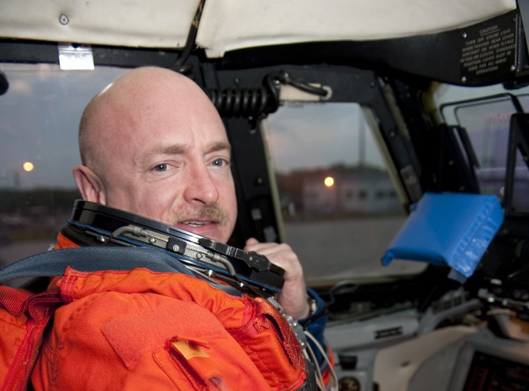 Image: Kelly in cockpit
