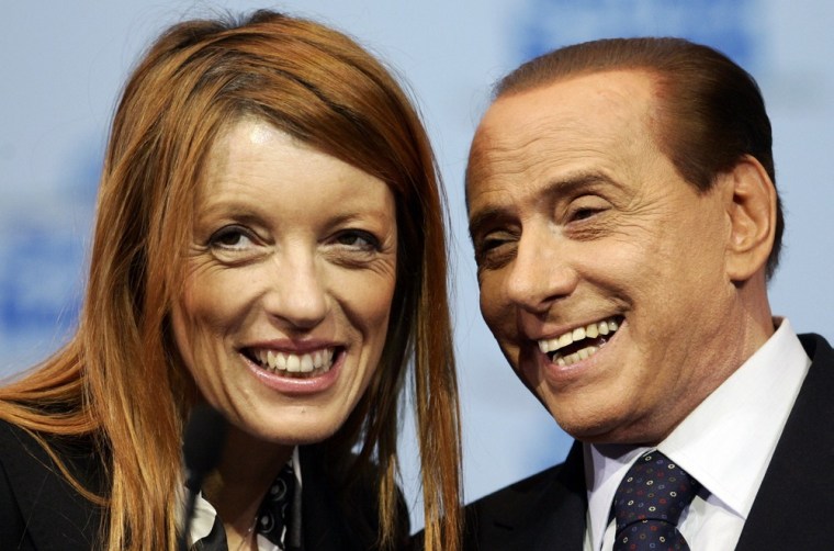 Image: Silvio Berlusconi, Maria Vittoria Brambilla