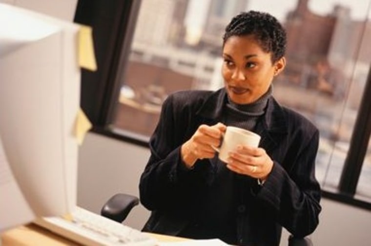 Image: Woman at desk