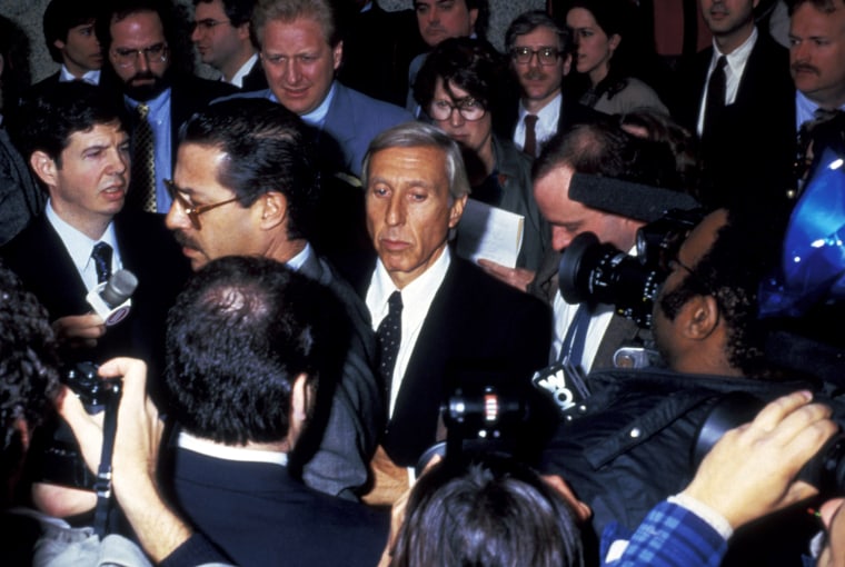 Ivan Boesky Pleads Guilty at the US Courthouse - April 23, 1987