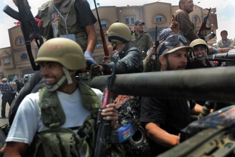 Image: Rebels in Misrata