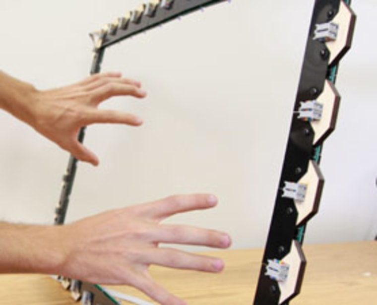 The 28-inch ZeroTouch prototype in action. This system is touted as quite affordable.