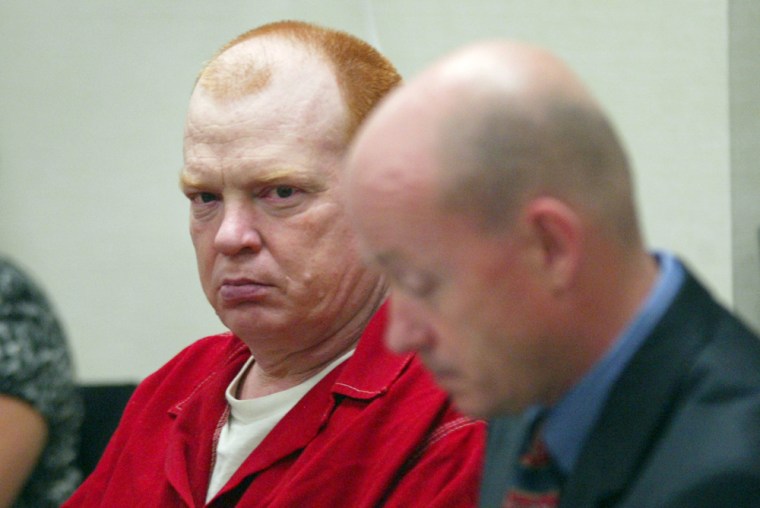 Patrick \"Booger Red\" Kelly, left, one of the defendants in the \"Mineola Swinger's Club\" case