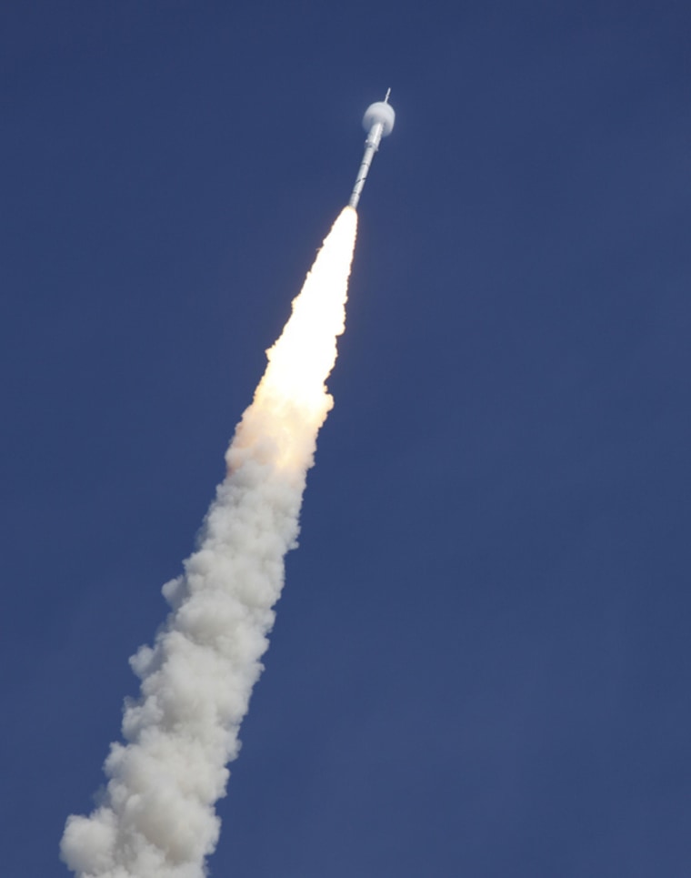 Photo: rocket flies into air