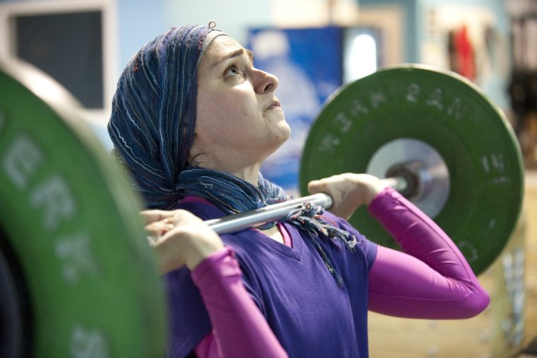 Image: Abdullah at gym