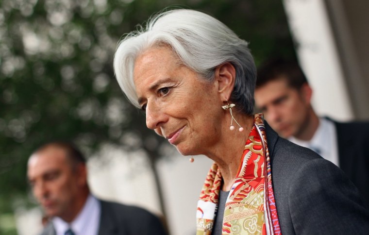 Image: IMF Managing Director Candidate Christine Lagarde Addresses Press In DC