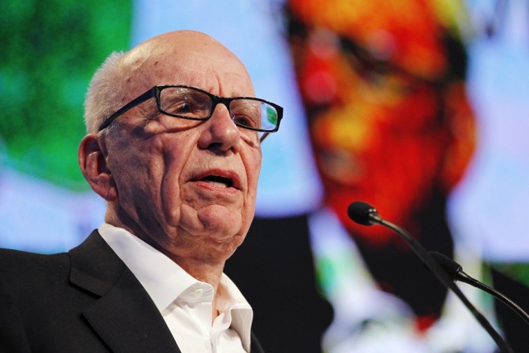 Image: News Corporation CEO Rupert Murdoch attends the eG8 forum in Paris