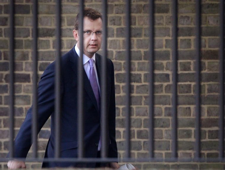 Image: Former editor of the News of the World Andy Coulson
