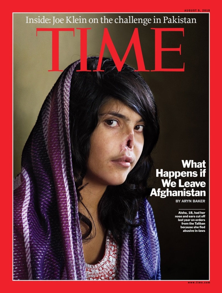 Image: Aisha on the cover of time