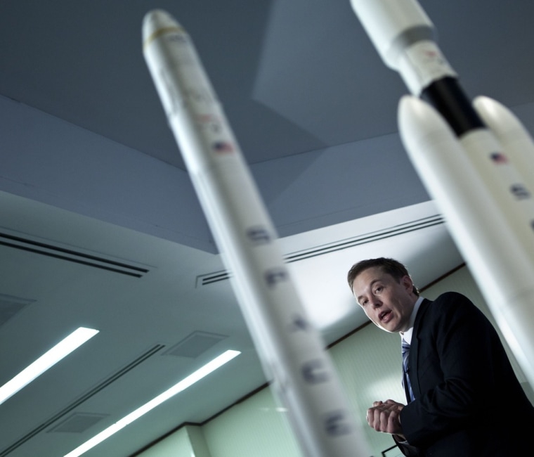 Image: CEO of SpaceX And Tesla Motors Makes Announcement On SpaceX's Latest Venture