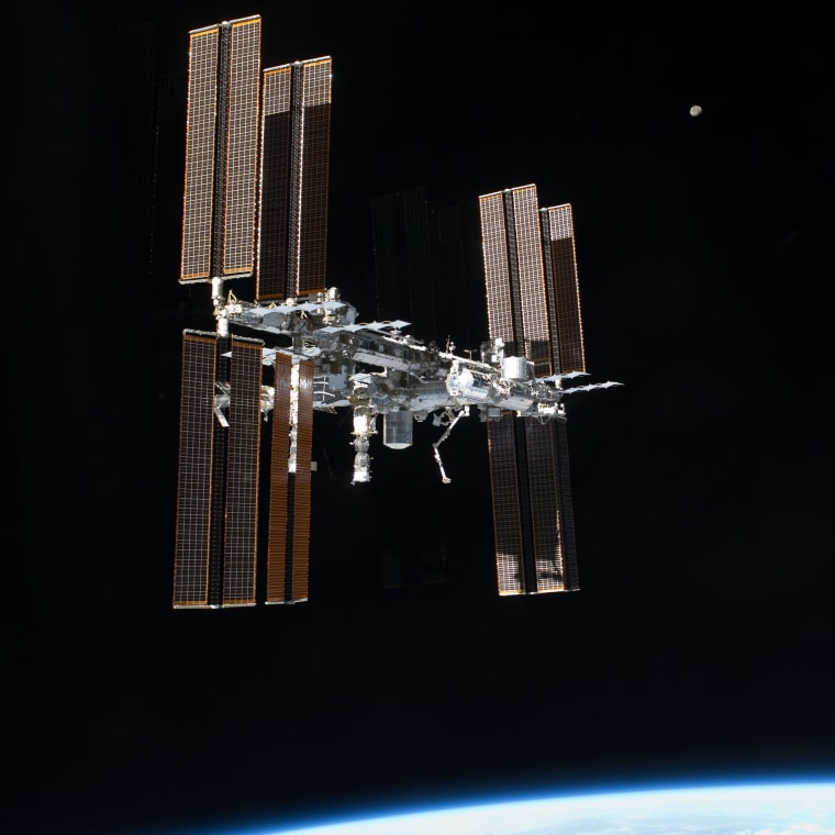 Image: Station and moon