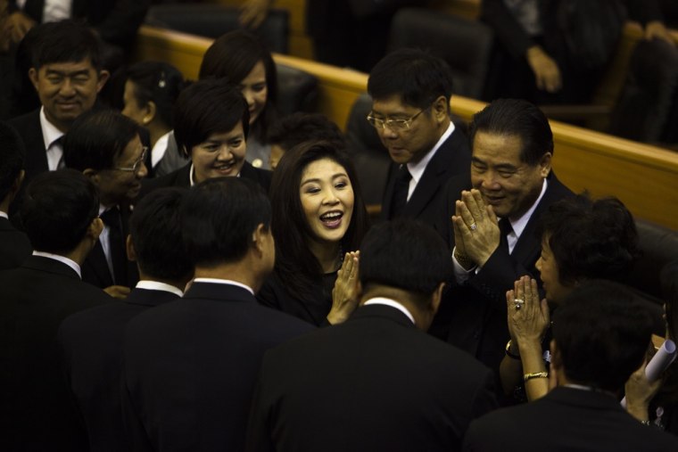Image: Yingluck Shinawatra, Thailand's first female Prime Minister