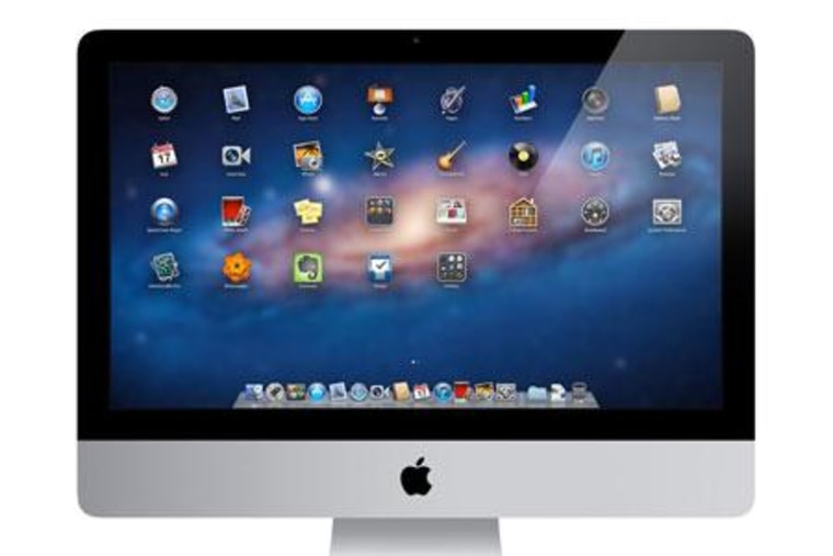 Image: Mac OS X 10.7 Lion's Launchpad application viewer.