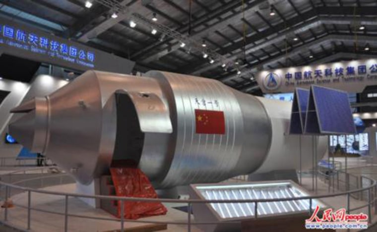 Image: Display model of Tiangong 1