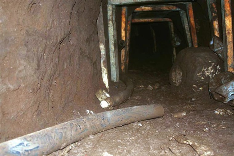 The tunnel was allegedly used to bring marijuana into the United States.