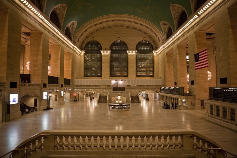 Image: Grand Central Terminal in New York City before Hurricane Irene