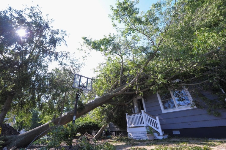 Image: New Jersey's Coast Hit By Hurricane Irene