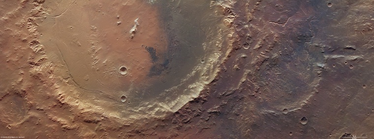 Image: Martian craters