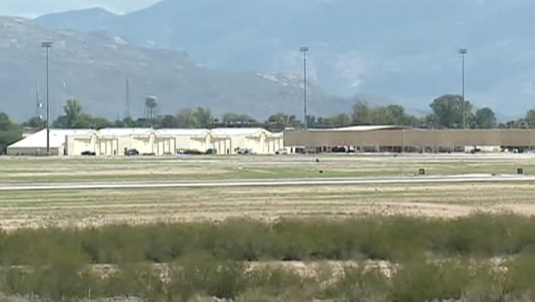 A security scare led to a lockdown at Davis-Monthan Air Force Base near Tucson on Friday. 