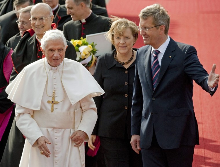 Image: Pope begins first state visit to homeland Germany