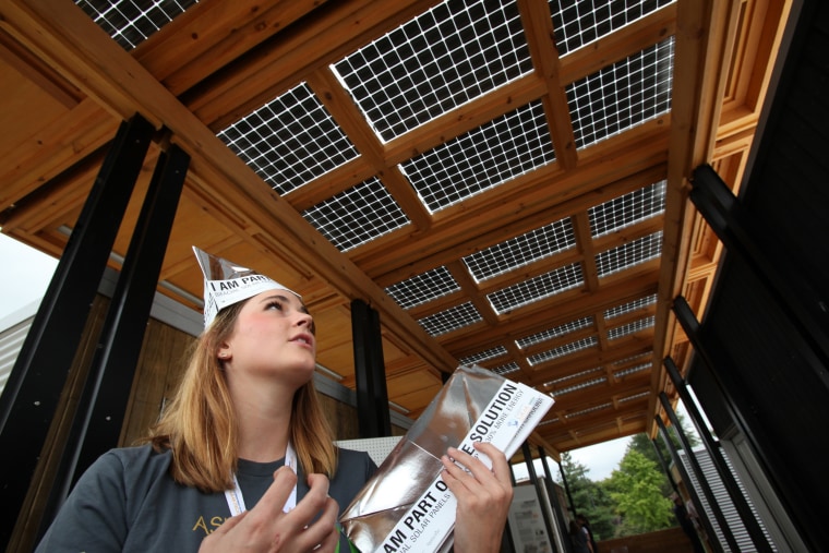 Image: Interior of solar powered home