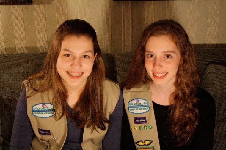 Image: Madison Vorva and Rhiannon Tomtishen in 2010