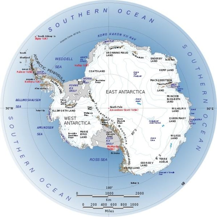 Image: Map of Antarctica