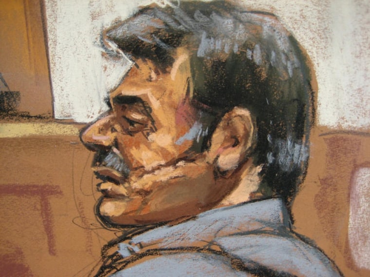 Image: Courtroom sketch of Manssor Arbabsiar