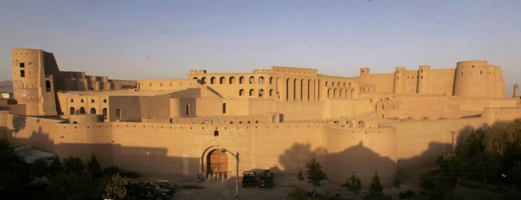 Image: The Qala Iktyaruddin Citadel is seen in Herat, Afghanistan.