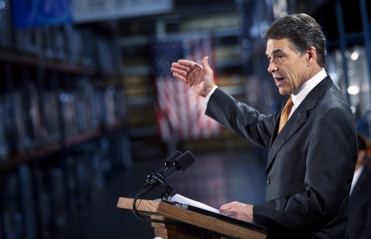 Image: Rick Perry outlines his flat tax plan in S.C.