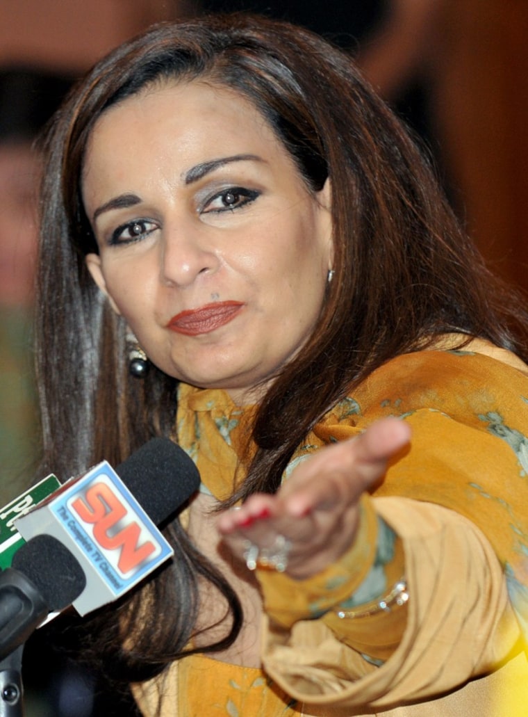 Image: Sherry Rehman, Pakistan's new ambassador to the United States