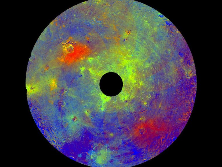 Image: Vesta in exaggerated color
