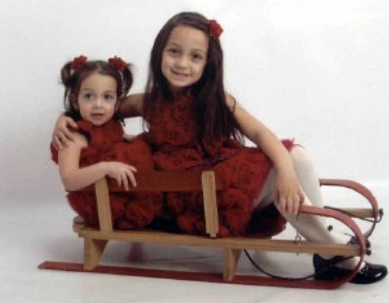 Image: This image provided by the Old Bridge N.J. police department shows Sophia, left, and Emma Trapp.